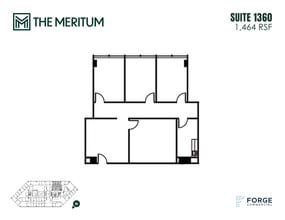 12221 Merit Dr, Dallas, TX à louer Plan d’étage– Image 1 sur 1