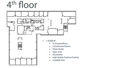 1800 N Highland Ave, Los Angeles, CA à louer Plan d’étage– Image 1 sur 1