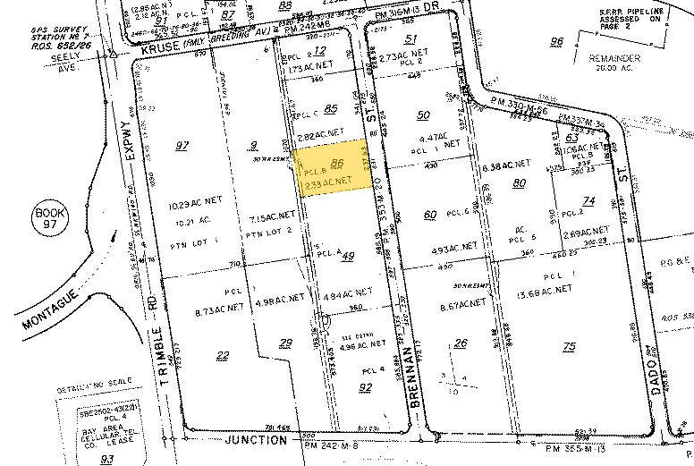 631-641 Brennan St, San Jose, CA à louer - Plan cadastral – Image 3 sur 7