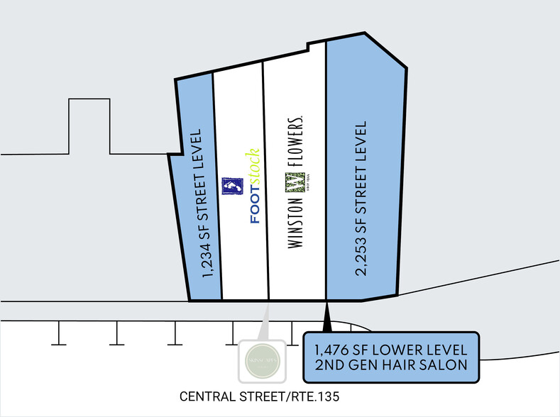 25-35 Central St, Wellesley, MA à louer - Photo de l’immeuble – Image 3 sur 3