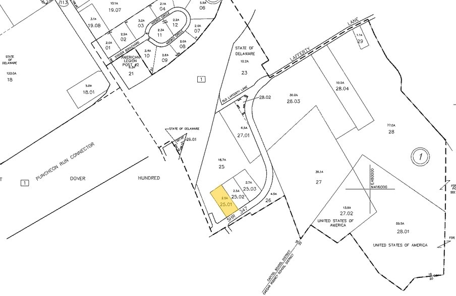 640 Lafferty Ln, Dover, DE à louer - Plan cadastral – Image 2 sur 7