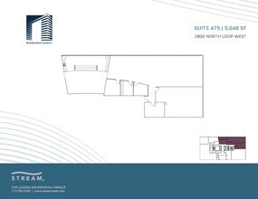 2800 N Loop Fwy W, Houston, TX à louer Plan d’étage– Image 2 sur 2