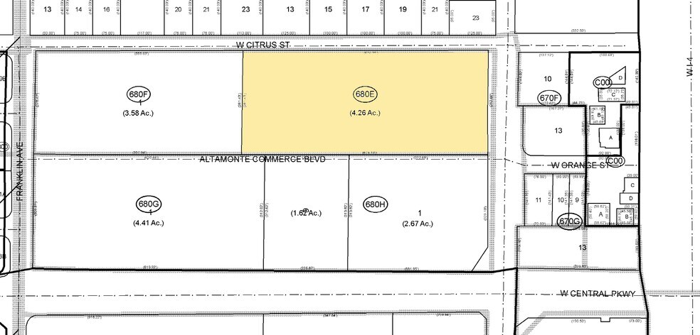 217 Altamonte Commerce Blvd, Altamonte Springs, FL à louer - Plan cadastral – Image 2 sur 18