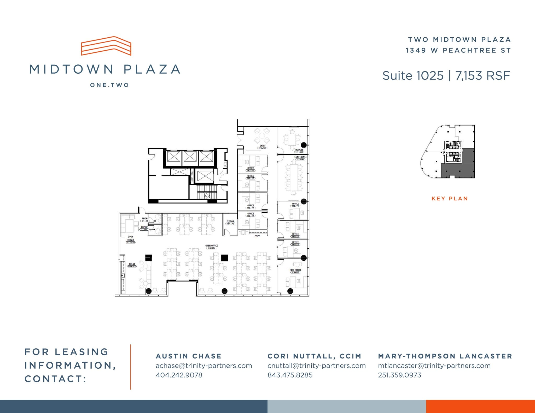 1360 Peachtree St NE, Atlanta, GA à louer Plan de site– Image 1 sur 1