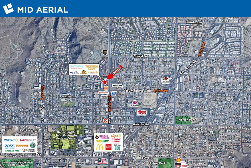 9812-9832 N 7th St, Phoenix, AZ à louer - Photo de l’immeuble – Image 3 sur 4