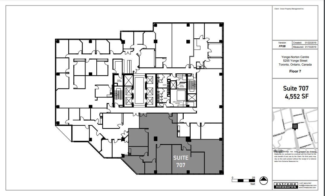 5255 Yonge St, Toronto, ON à louer Plan d’étage– Image 1 sur 1