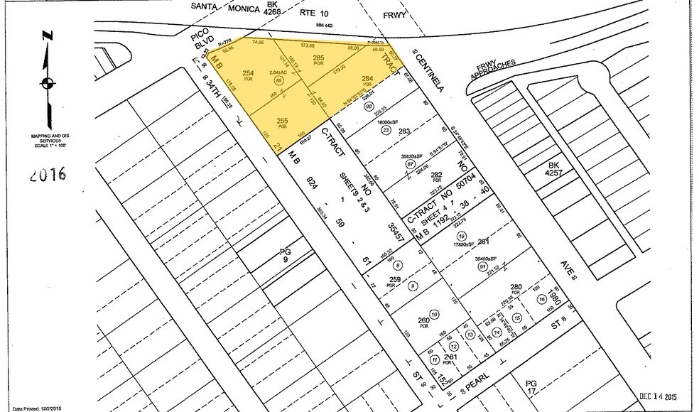 3402 Pico Blvd, Santa Monica, CA à louer - Plan cadastral – Image 2 sur 6