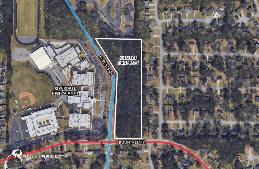NE Corner of Rountree Rd & Roberts Dr, Riverdale, GA à vendre - Photo de l’immeuble – Image 2 sur 6