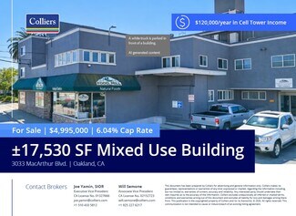 Plus de détails pour 3033-3035 Macarthur Blvd, Oakland, CA - Local commercial à vendre