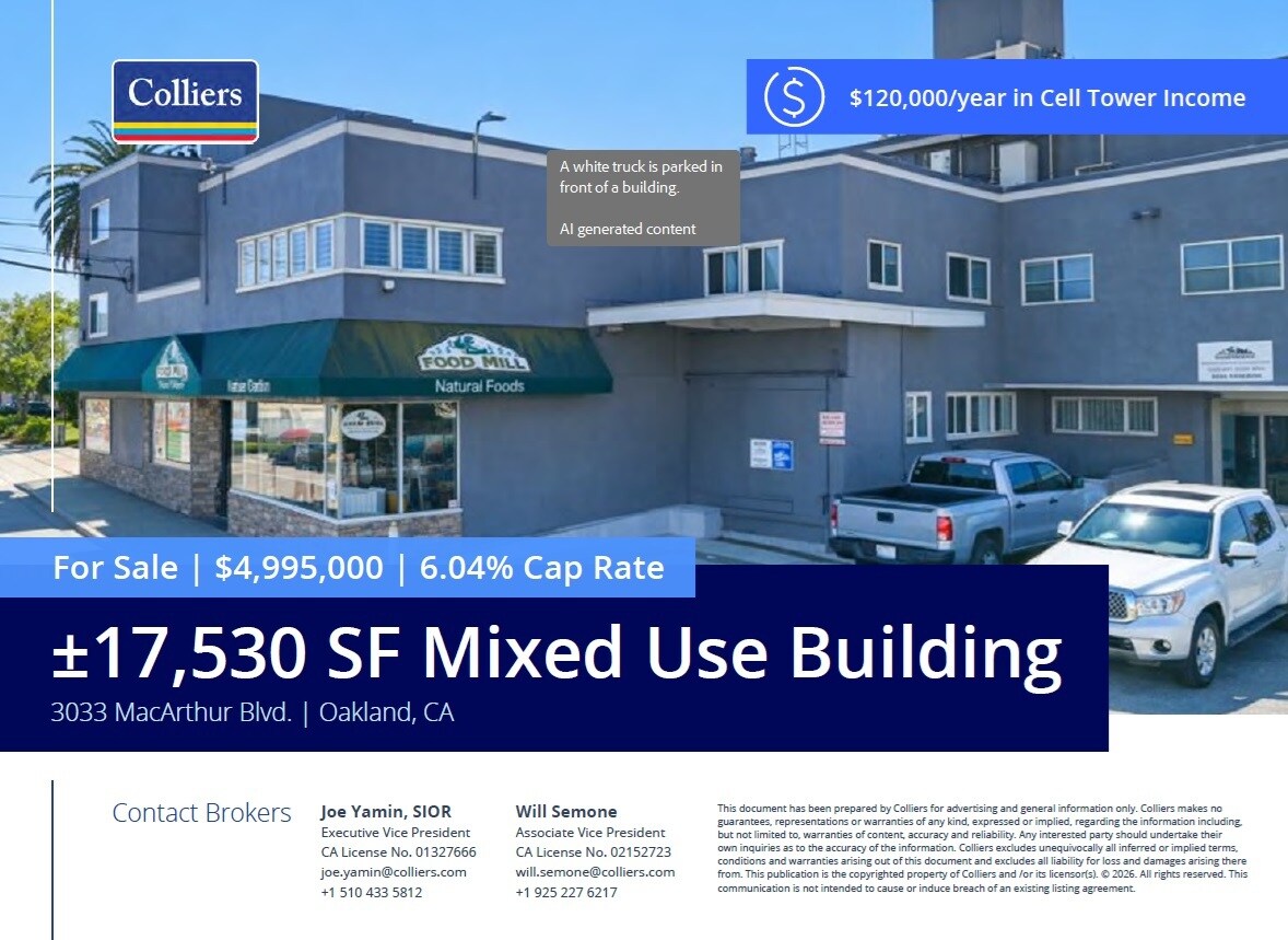 3033-3035 Macarthur Blvd, Oakland, CA à vendre Photo principale– Image 1 sur 4