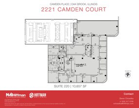 2221 Camden Ct, Oak Brook, IL à louer Plan d’étage– Image 1 sur 2