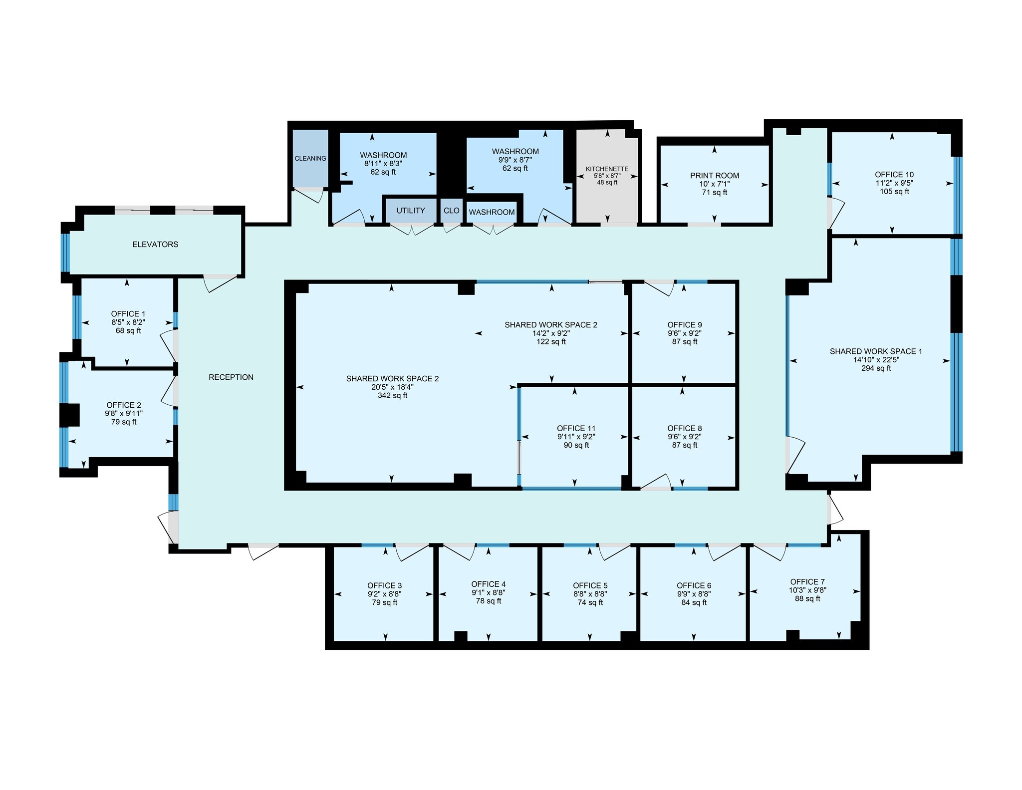 730 11th St NW, Washington, DC à louer Plan de site– Image 1 sur 5