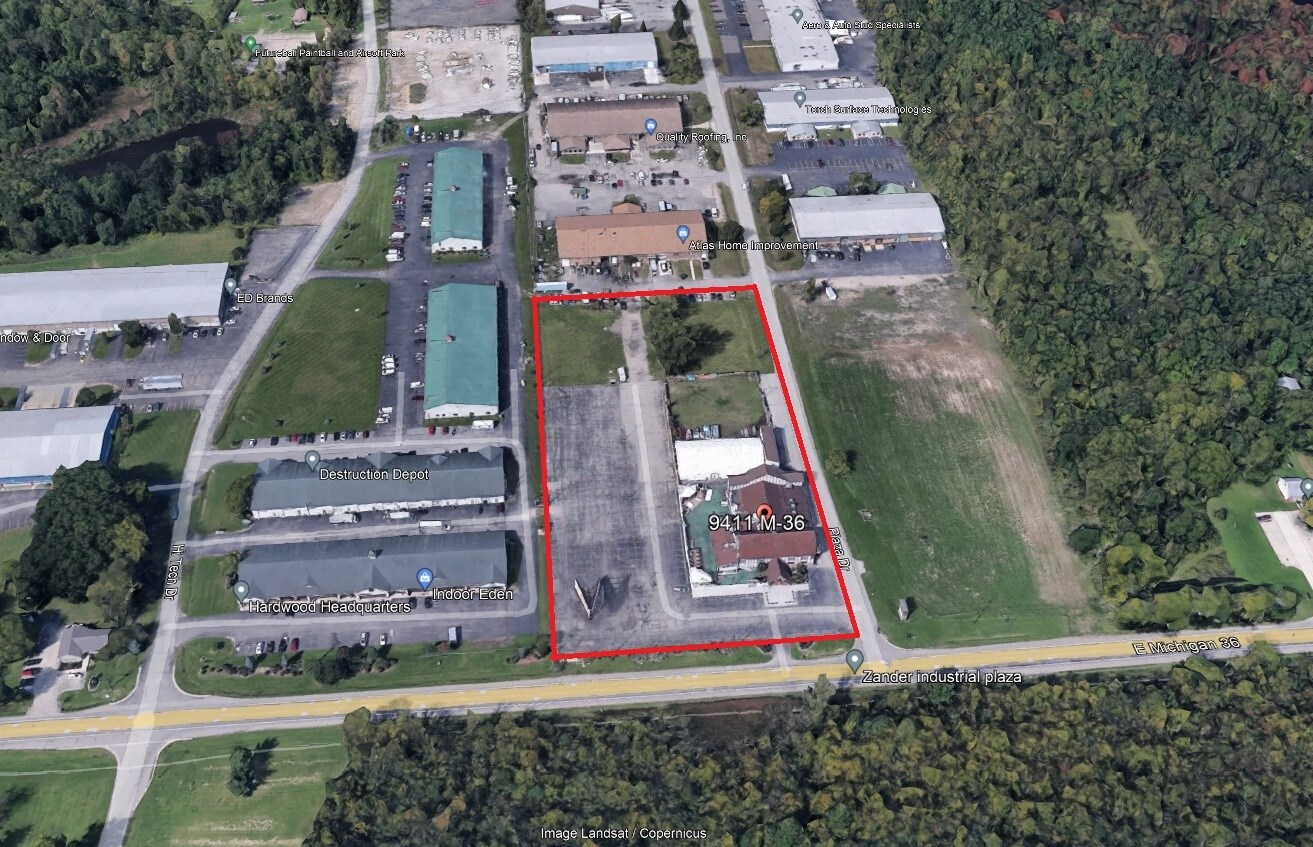 9411 E MI State Road 36, Whitmore Lake, MI à vendre Aérien– Image 1 sur 2