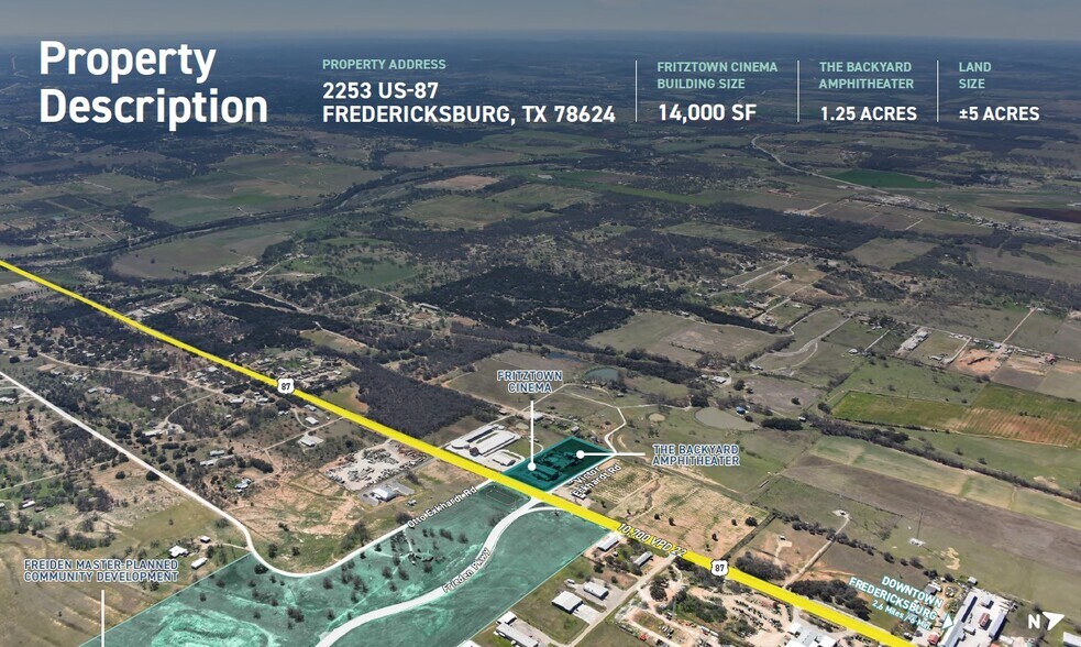 2253 S US Highway 87, Fredericksburg, TX à vendre - Aérien – Image 3 sur 5