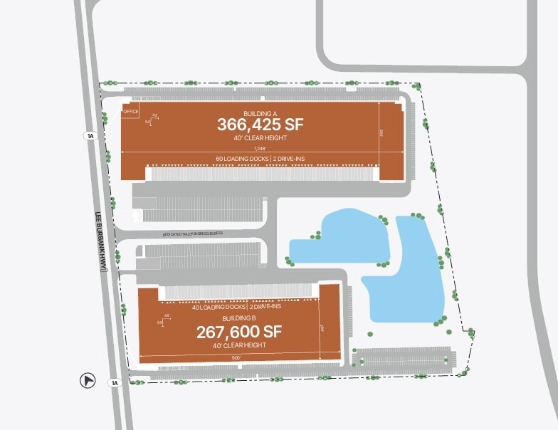 101 Lee Burbank Hwy, Revere, MA à louer Plan de site– Image 1 sur 2