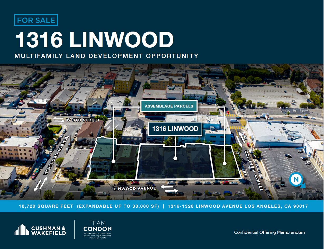 1316 Linwood Ave, Los Angeles, CA à vendre Photo de l’immeuble– Image 1 sur 8