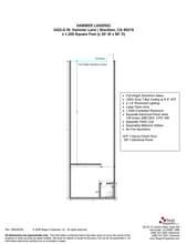 3410-3436 W Hammer Ln, Stockton, CA à louer Plan d’étage– Image 1 sur 1