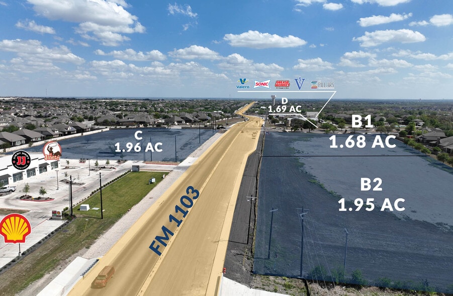 FM 1103 Expy, Cibolo, TX à vendre - Aérien – Image 2 sur 13