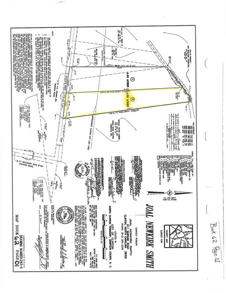 0 Warsaw Rd, Clinton, NC à vendre - Plan cadastral – Image 1 sur 3