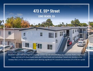 Plus de détails pour 473 E 55th St, Long Beach, CA - Logement à vendre