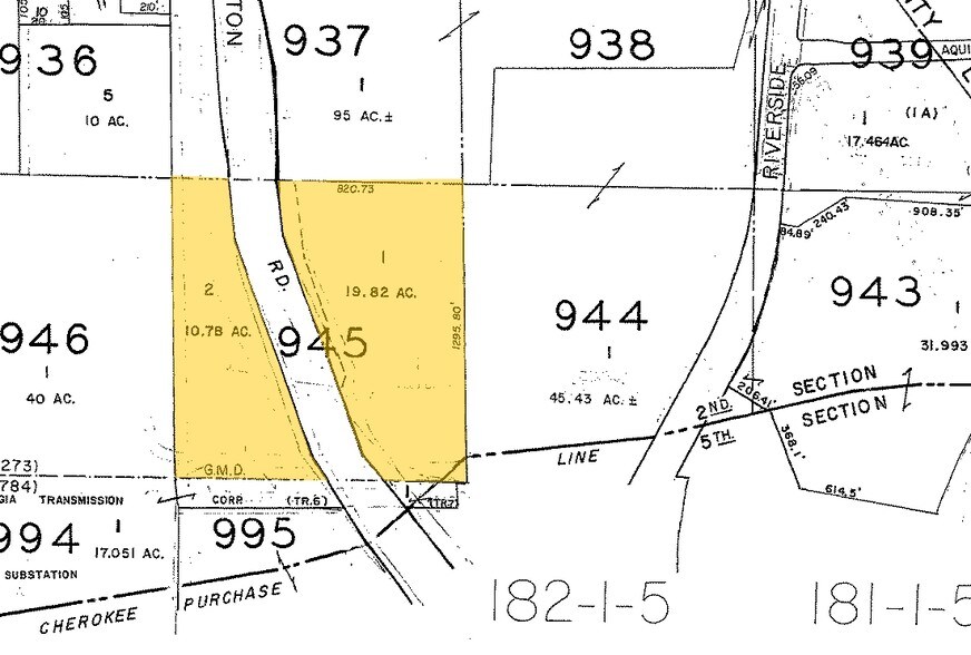 2200 Thornton Rd, Lithia Springs, GA à louer - Plan cadastral – Image 2 sur 5