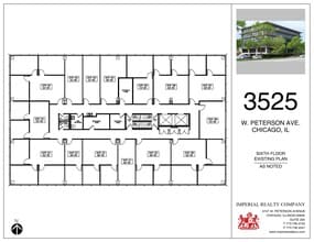 3525 W Peterson Ave, Chicago, IL à louer Plan de site– Image 1 sur 2