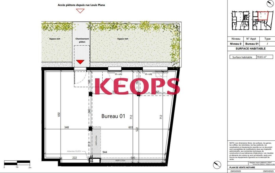 147 Rue Louis Plana, Toulouse à vendre - Plan d’étage – Image 2 sur 6