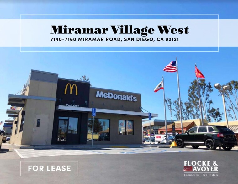 7140-7190 Miramar Rd, San Diego, CA à louer - Photo de l’immeuble – Image 1 sur 12