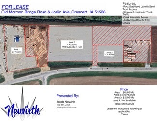 Plus de détails pour Old Mormon Bridge Road, Crescent, IA - Terrain à louer