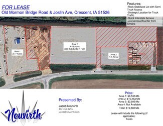 Plus de détails pour Old Mormon Bridge Road, Crescent, IA - Terrain à louer