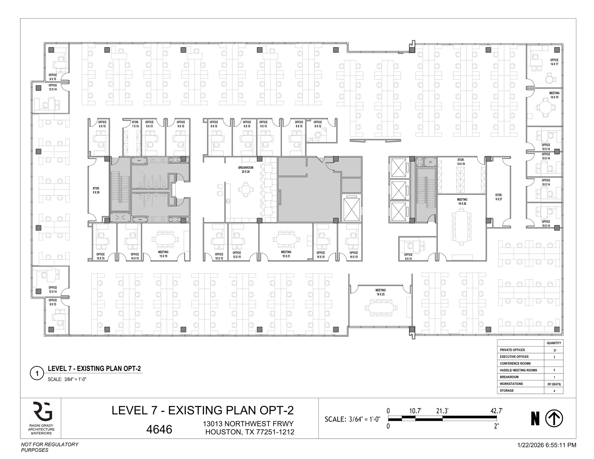 4646 W Sam Houston Pky N, Houston, TX à louer Plan de site– Image 1 sur 1