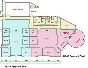 44049 Fremont Blvd, Fremont, CA à louer Plan d’étage– Image 2 sur 2