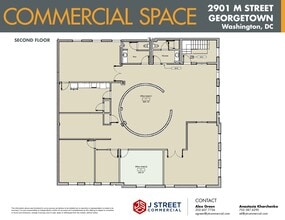2901 M St NW, Washington, DC à louer Plan d’étage– Image 1 sur 1