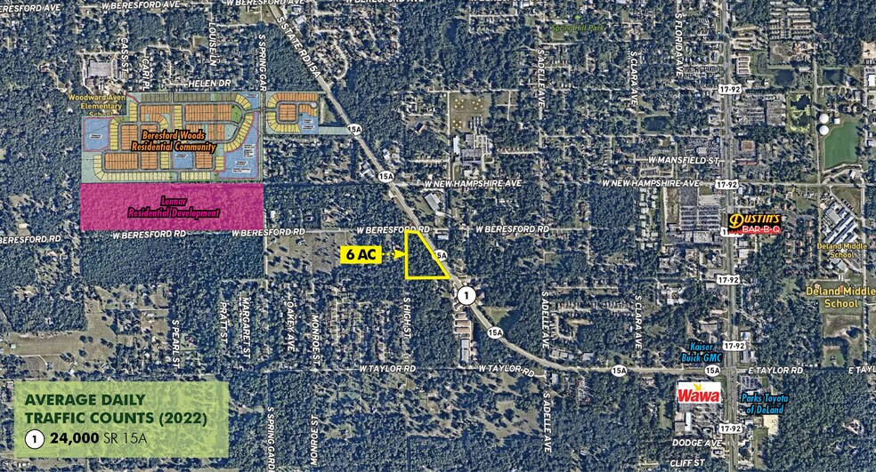1461 S High St, Deland, FL à vendre - Photo de l’immeuble – Image 1 sur 3