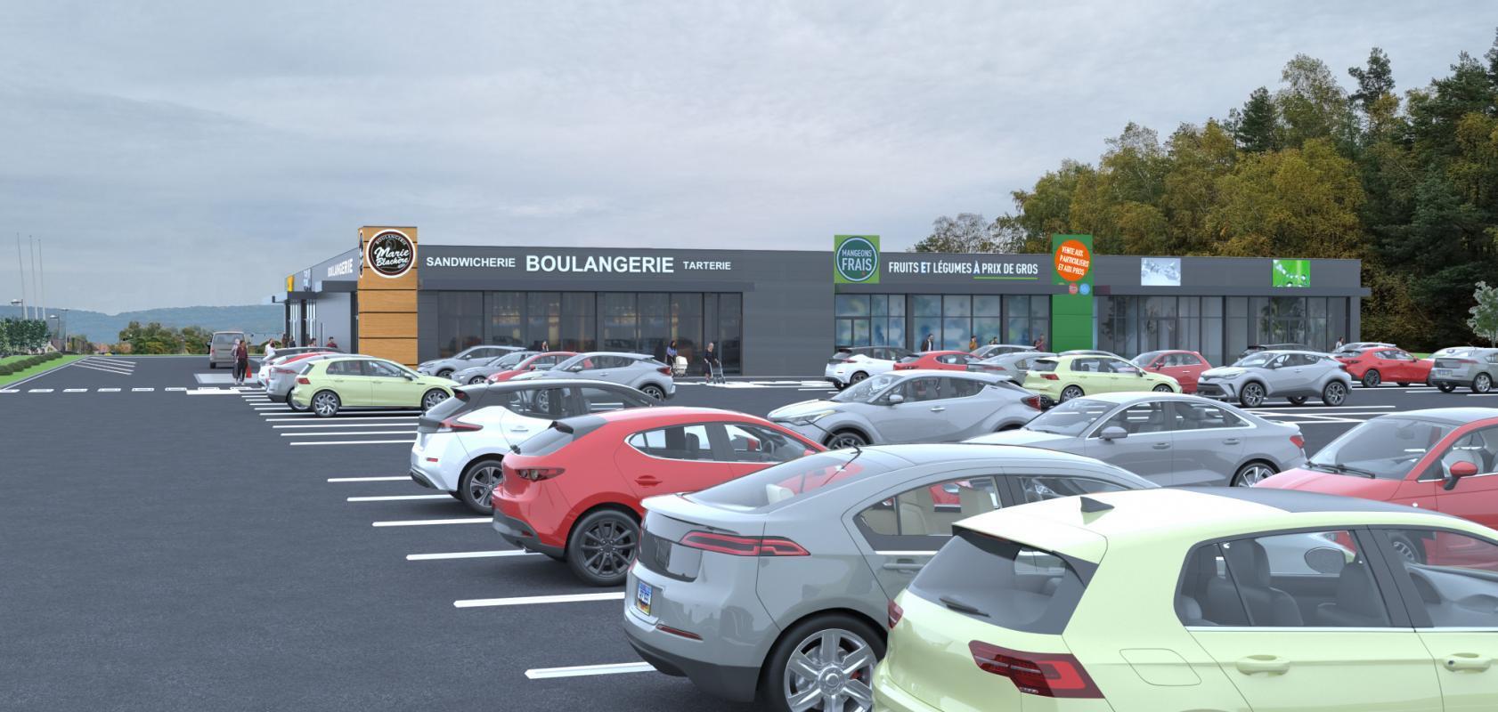 Local commercial dans Forbach à louer Photo de l’immeuble– Image 1 sur 3