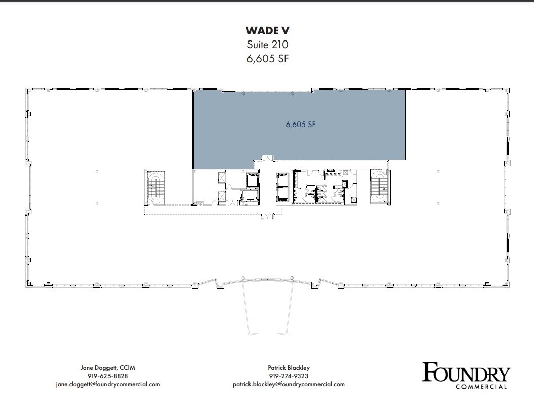 5440 Wade Park Blvd, Raleigh, NC à louer Plan d’étage– Image 1 sur 1