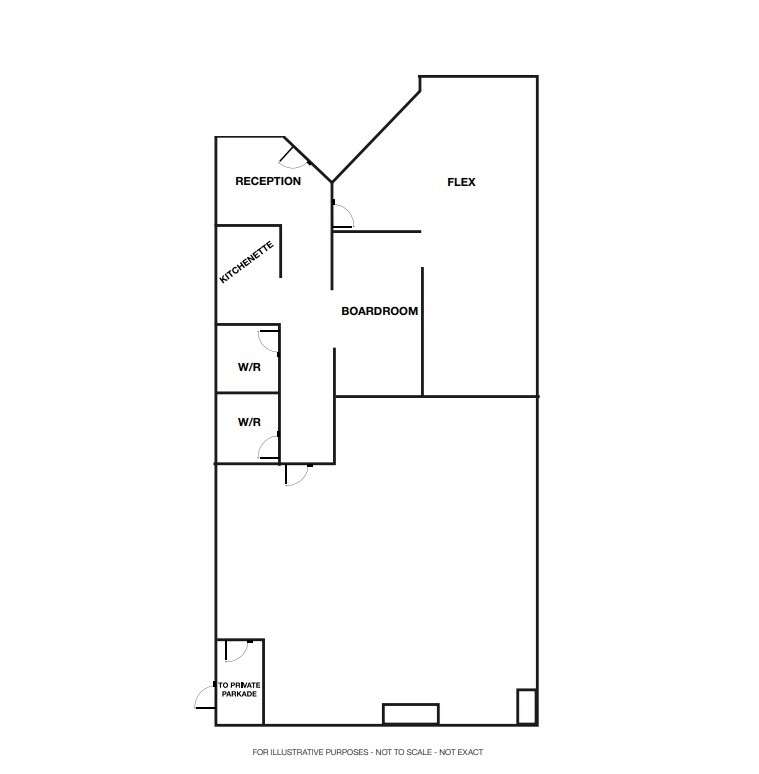 10138-10142 104 St NW, Edmonton, AB à louer Plan d’étage– Image 1 sur 1