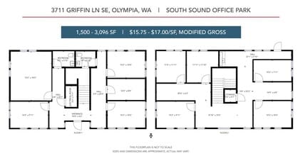 3711 Griffin Ln Se, Olympia, WA à louer Plan d’étage– Image 1 sur 1