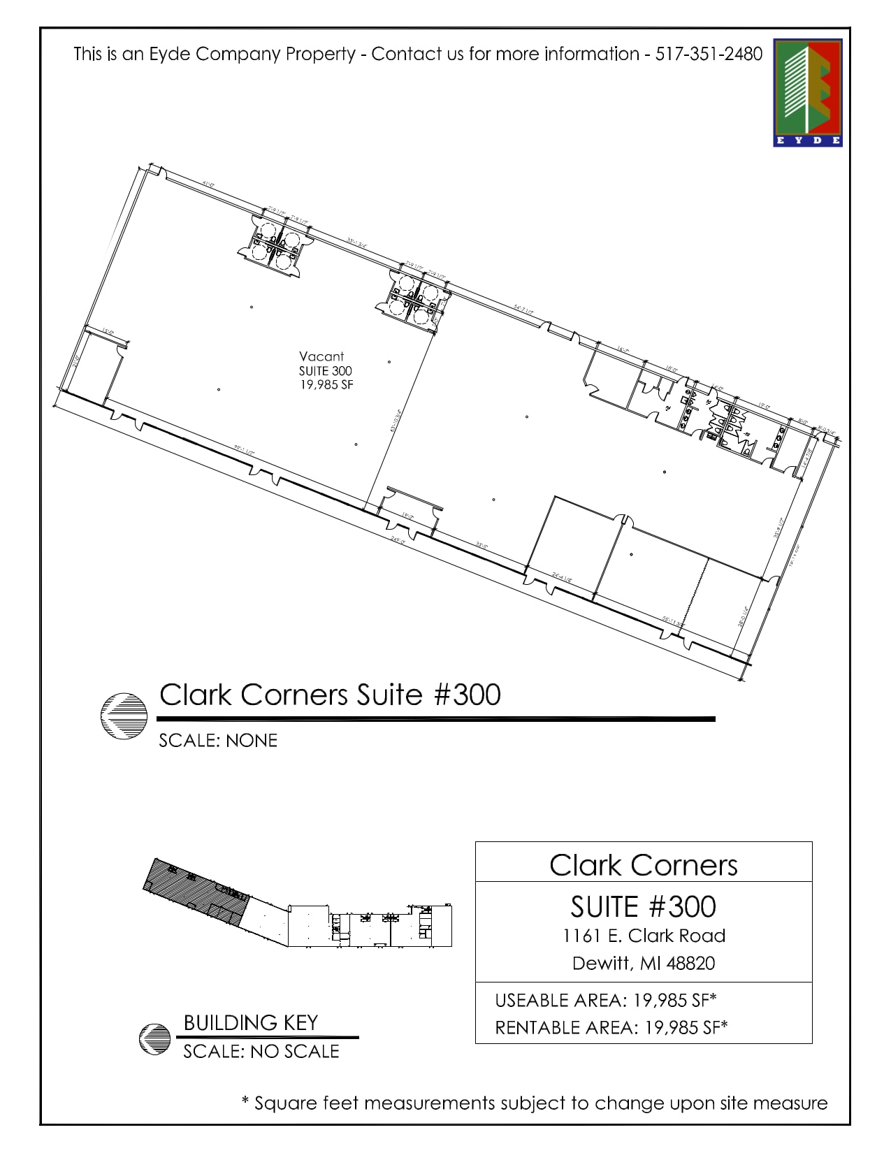 1161 E Clark Rd, Dewitt, MI à louer Plan d’étage– Image 1 sur 1