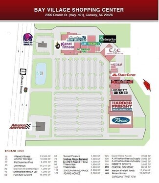 Plus de détails pour 2300 Church St, Conway, SC - Bureau/Local commercial à louer