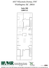 4837-4839 Wisconsin Ave NW, Washington, DC à louer Plan d’étage– Image 1 sur 1