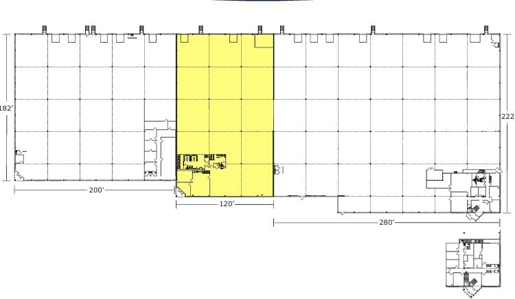 1600-1640 Johnson Way, New Castle, DE à louer Plan d’étage– Image 1 sur 1