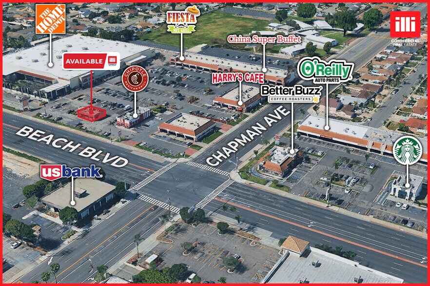 12003 Beach Blvd, Stanton, CA à louer - Photo de l’immeuble – Image 1 sur 6