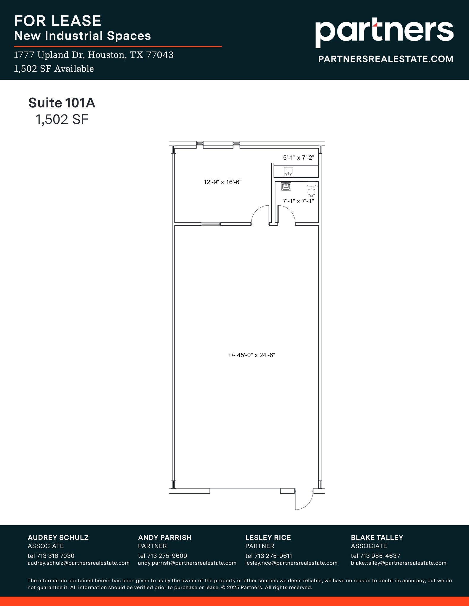 1771 Upland Dr, Houston, TX à louer Plan de site– Image 1 sur 1