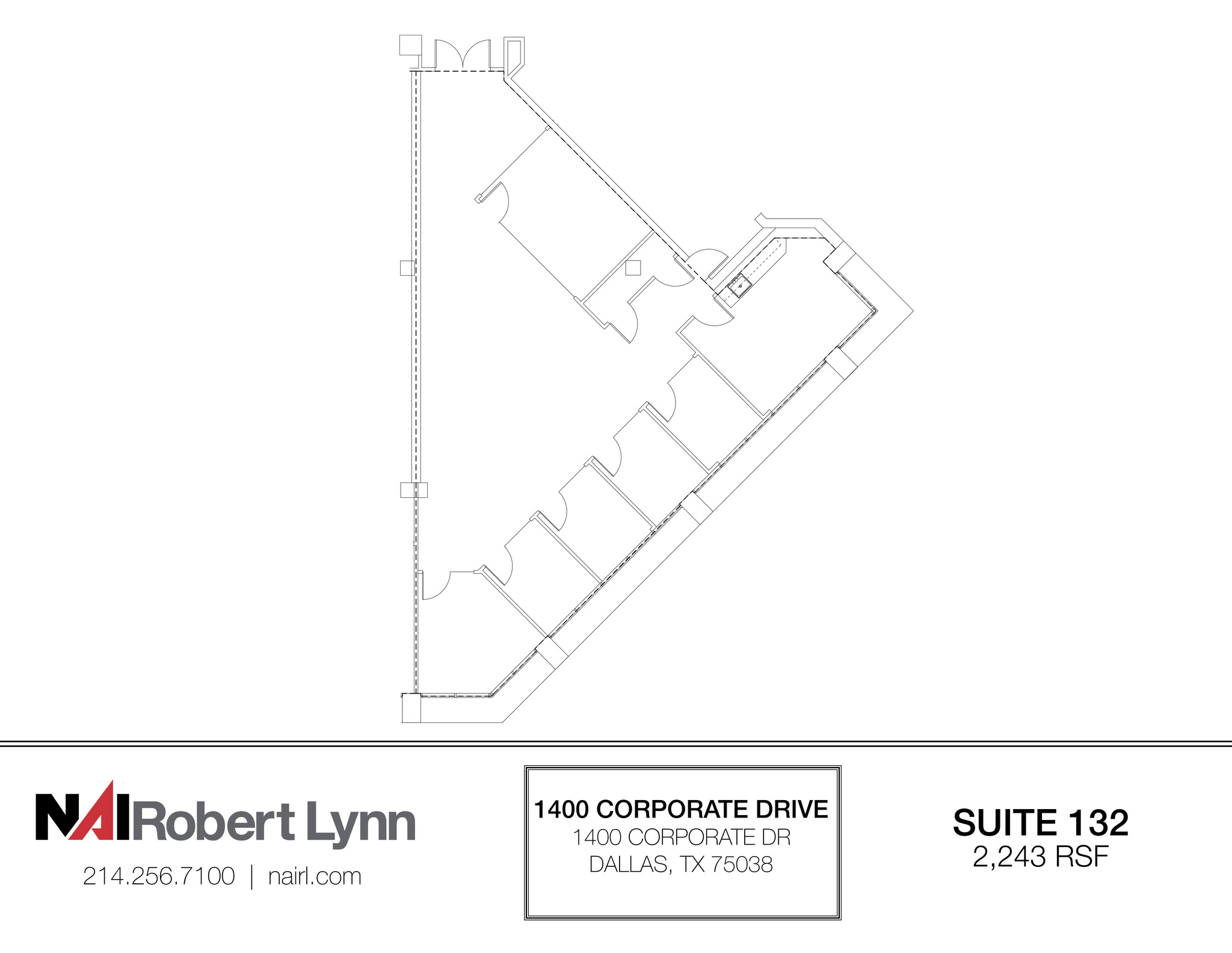 1400 Corporate Dr, Irving, TX à louer Plan d’étage– Image 1 sur 1