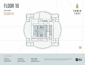 1201 3rd Ave, Seattle, WA à louer Plan d’étage– Image 1 sur 1
