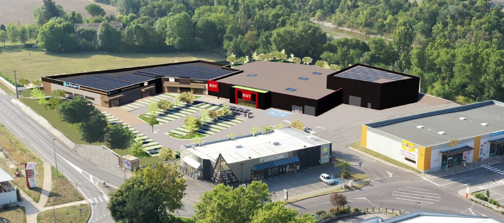 Local commercial dans Crest à louer - Aérien – Image 1 sur 2
