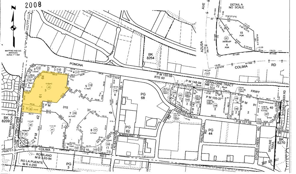 1552 S Azusa Ave, City of Industry, CA à louer - Plan cadastral – Image 2 sur 5