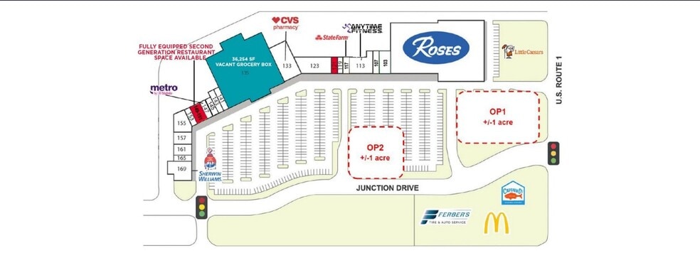 101 Junction Dr, Ashland, VA à louer - Plan de site – Image 2 sur 2