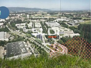 Rillieux-la-Pape - Vue aérienne vue de carte - Image1
